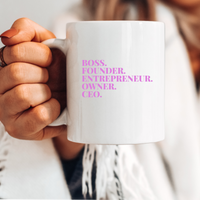 Boss Founder CEO Mug - Kobi Co.
