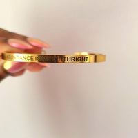 "Abundance Is My Birthright" Bangle - Kobi Co.