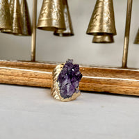 Amethyst Cluster Ring - Kobi Co.