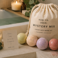 Mix Master Mystery Mix - Luxury Bath Bomb Set (4 bath bombs) - Kobi Co.