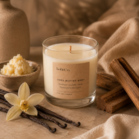 Shea Butter Baby Candle | Vanilla, Santal & Amber Luxury Soy Candle - Kobi Co.