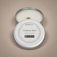 Cranberry Beret Holiday Soy Candle
