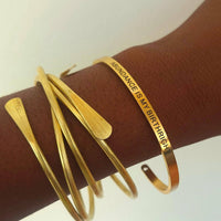 "Abundance Is My Birthright" Bangle - Kobi Co.