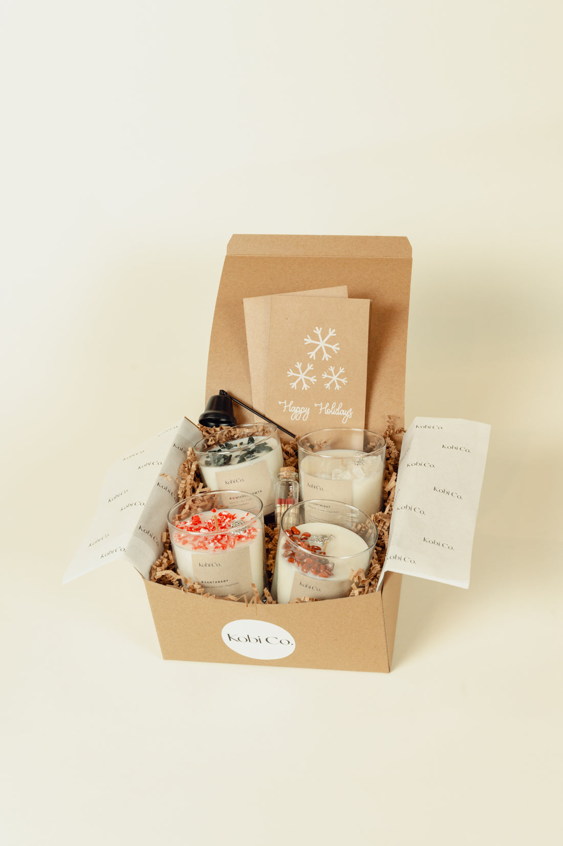 Luxury Candle Holiday Gift Set (4 candles) - Kobi Co.