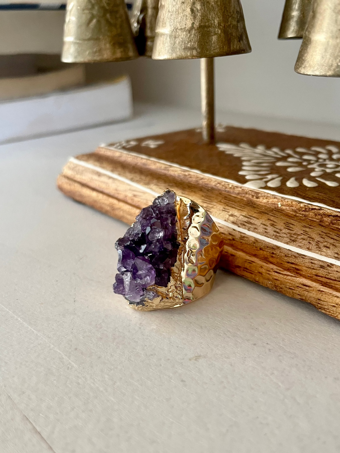 Amethyst Cluster Ring - Kobi Co.