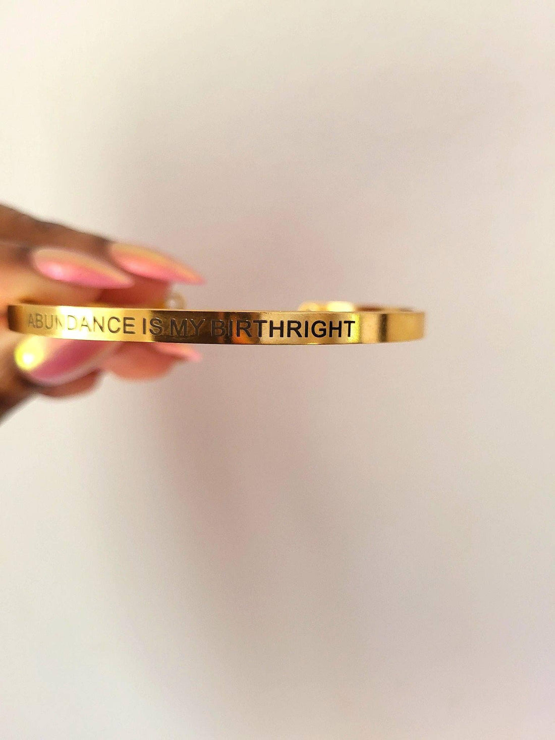"Abundance Is My Birthright" Bangle - Kobi Co.