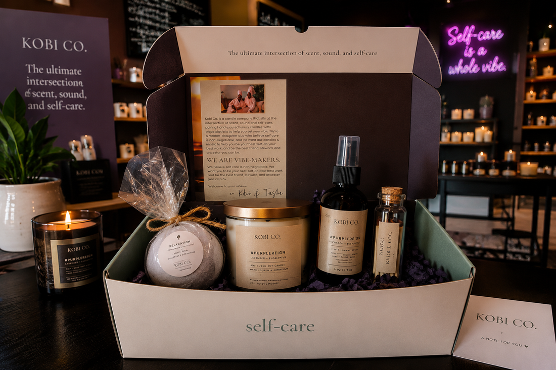 Signature Self-Care Gift Set | Luxury Candle Gift Box