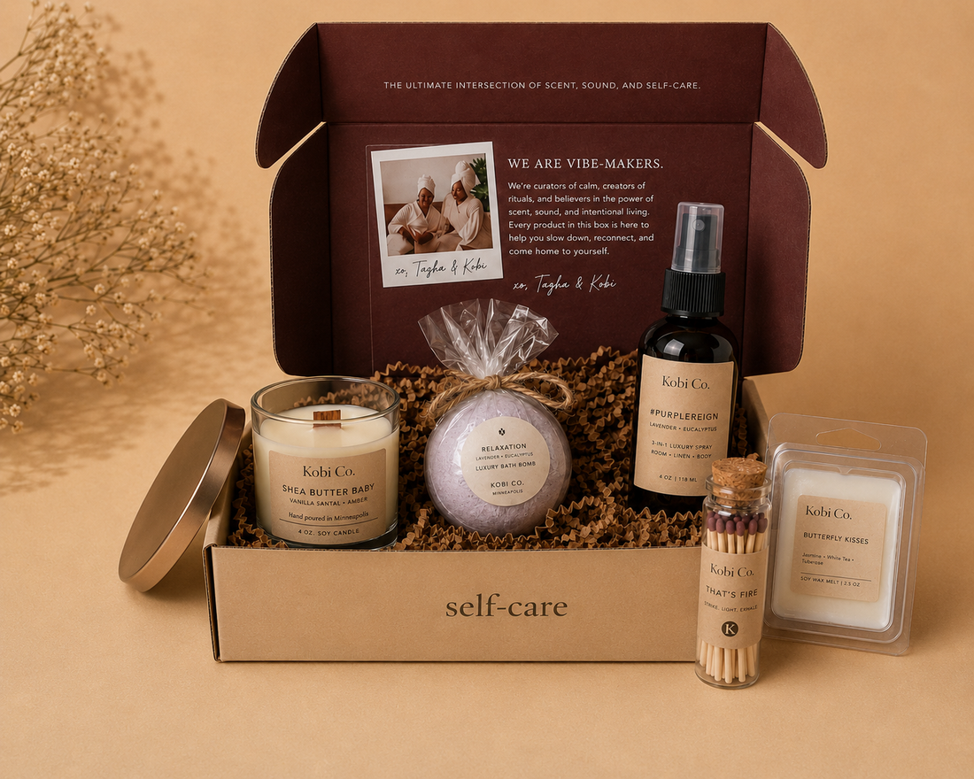 Signature Self-Care Gift Set | Luxury Candle Gift Box
