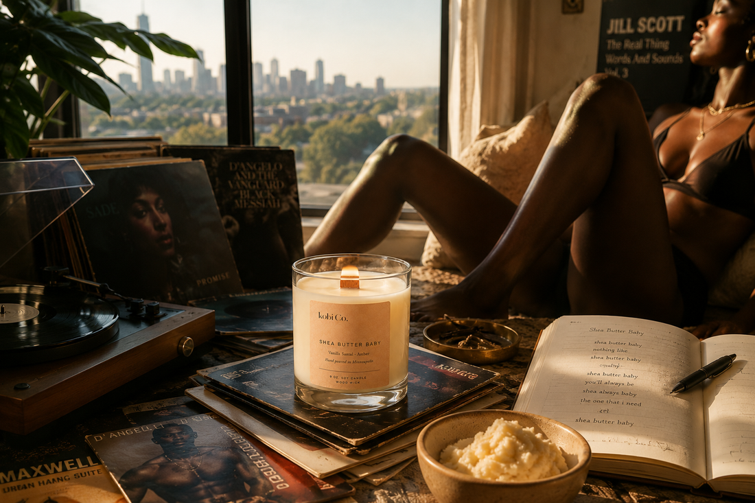 Shea Butter Baby Candle | Vanilla, Santal & Amber Luxury Soy Candle