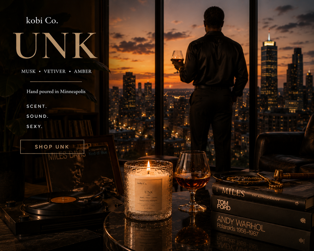 UNK Limited Edition Candle | Musk Vetiver & Amber Luxury Soy Candle