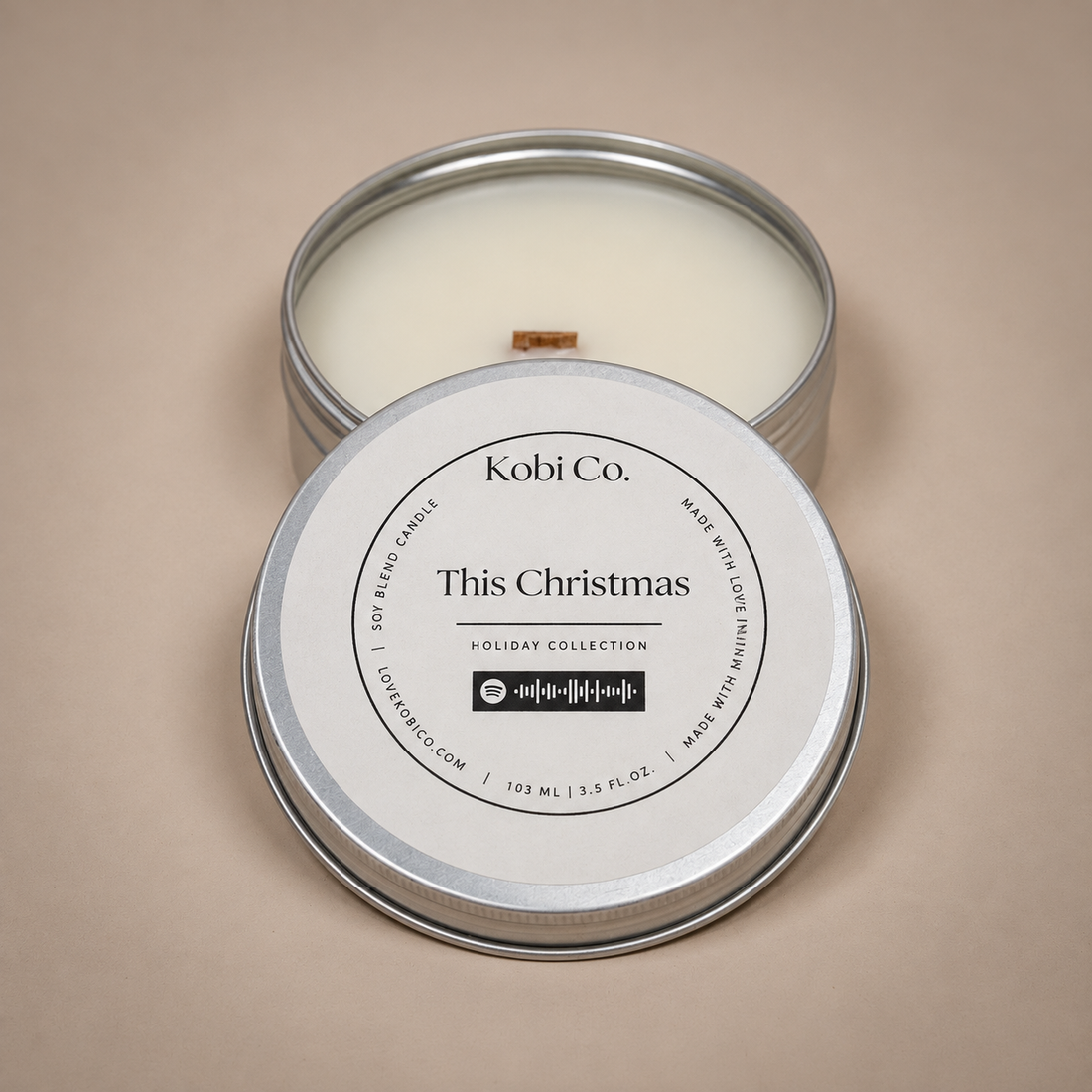 This Christmas Holiday Soy Candle