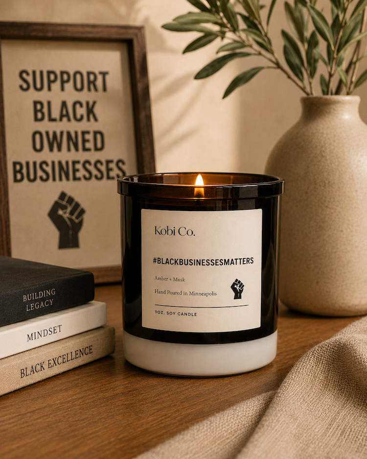 #BlackLivesMatter Luxury Candle = #BLACKBUSINESSESMATTER (until 8/1/26) - Kobi Co.