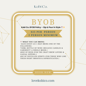 BYOB  – Sip & Pour in Style 🍷✨ - Kobi Co.