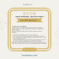 BYOB  – Sip & Pour in Style 🍷✨