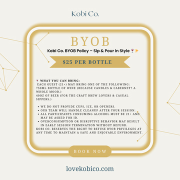 BYOB  – Sip & Pour in Style 🍷✨