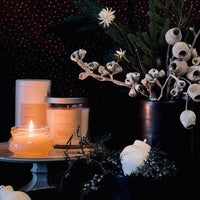 Holiday Candle Bundle Small (3 oz candle, bath bomb, spray + matches + card )