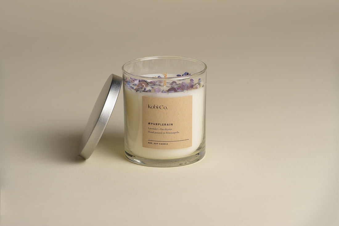 #PurpleRain Luxury Candle - Love Kobi Co.