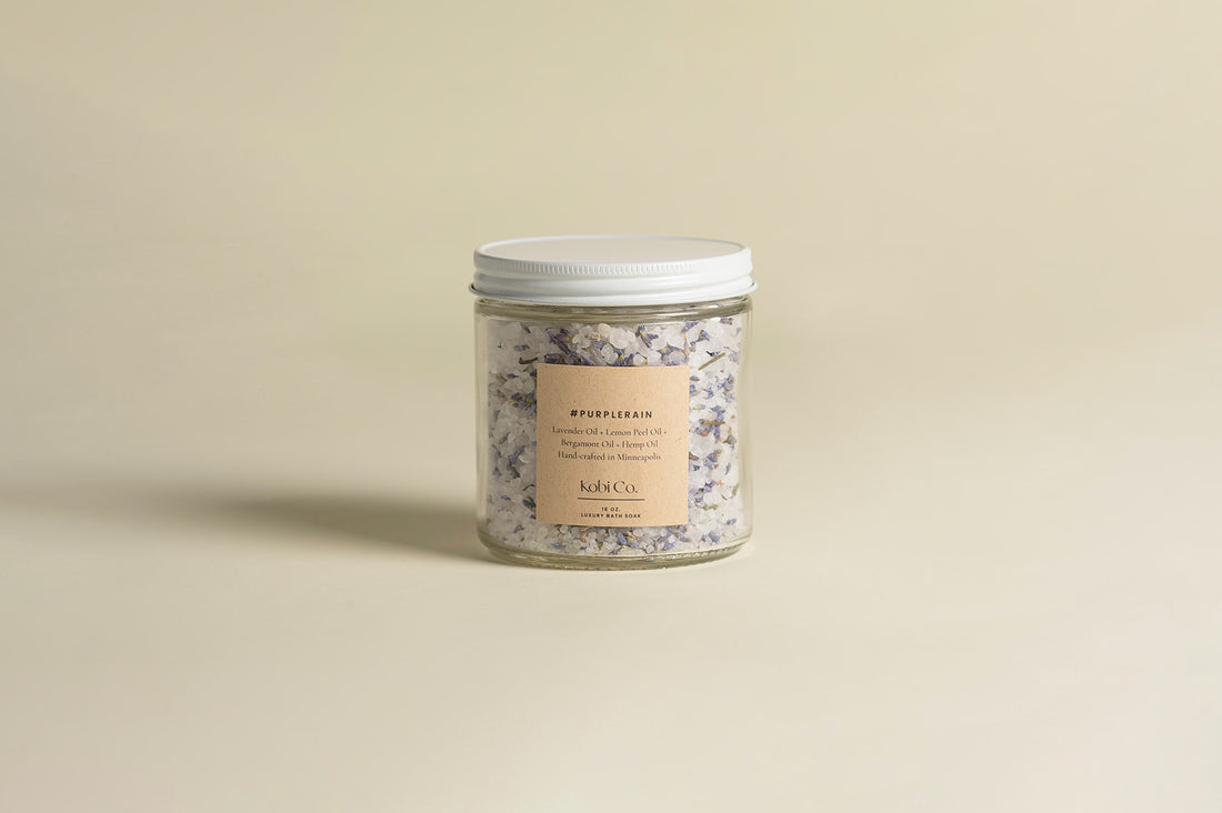 #PurpleRain Luxury Bath Salt (16 oz.) - Love Kobi Co.